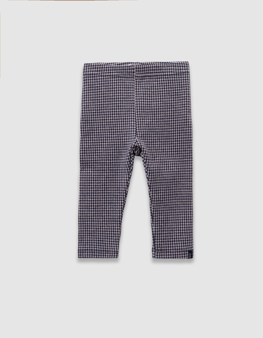 outfit aus hahnentrittmuster-top und leggings für babys