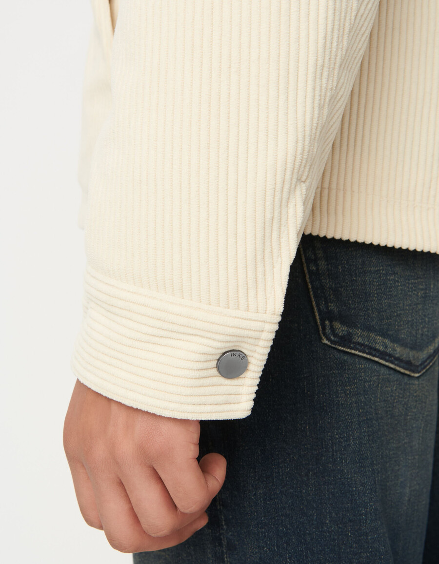 weiße cordjacke für herren