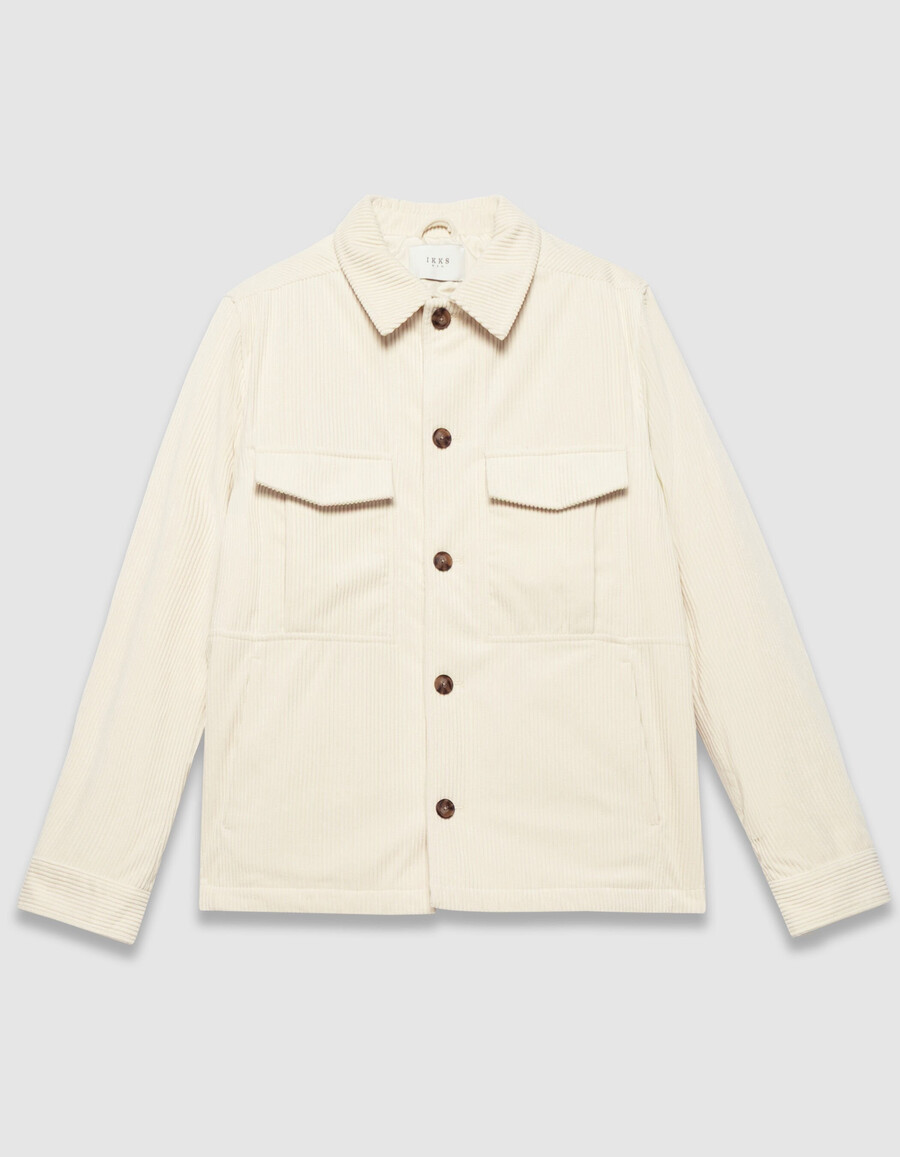 weiße cordjacke für herren
