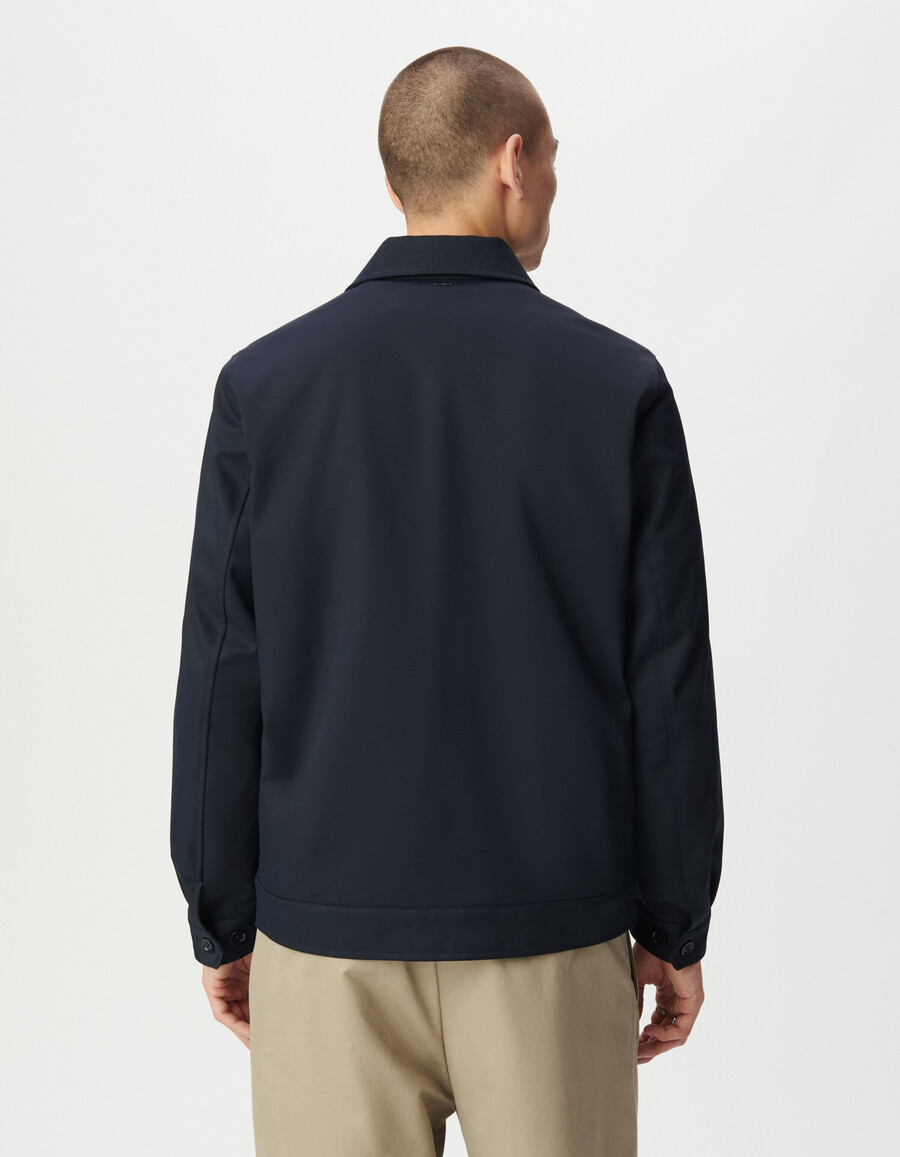 herren-marineblaue jacke mit aufgesetzten taschen