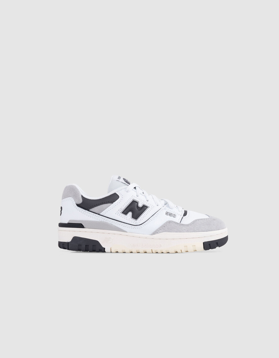 weiße new balance 550 sneaker für jungen