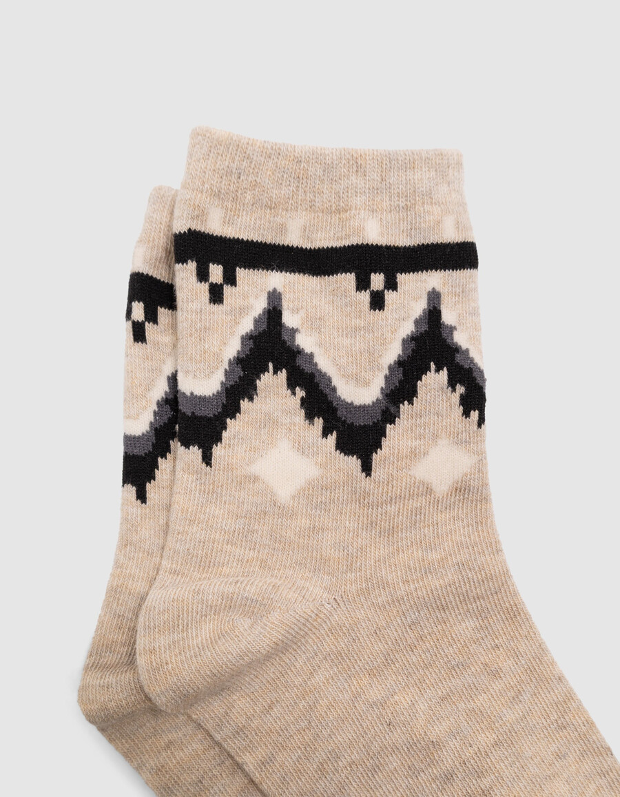 schwarze grüne und beige socken für jungen