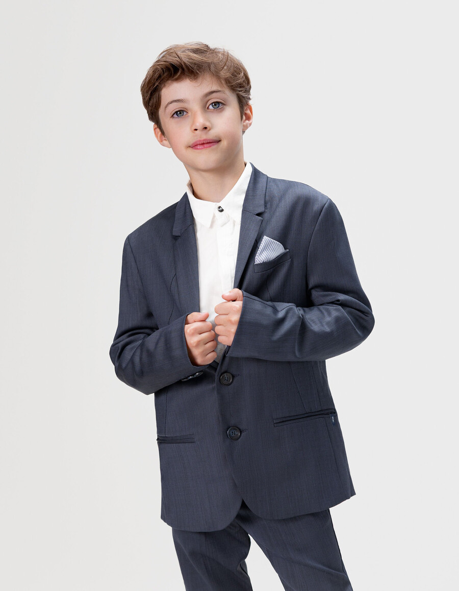 marineblaue anzugjacke für jungen