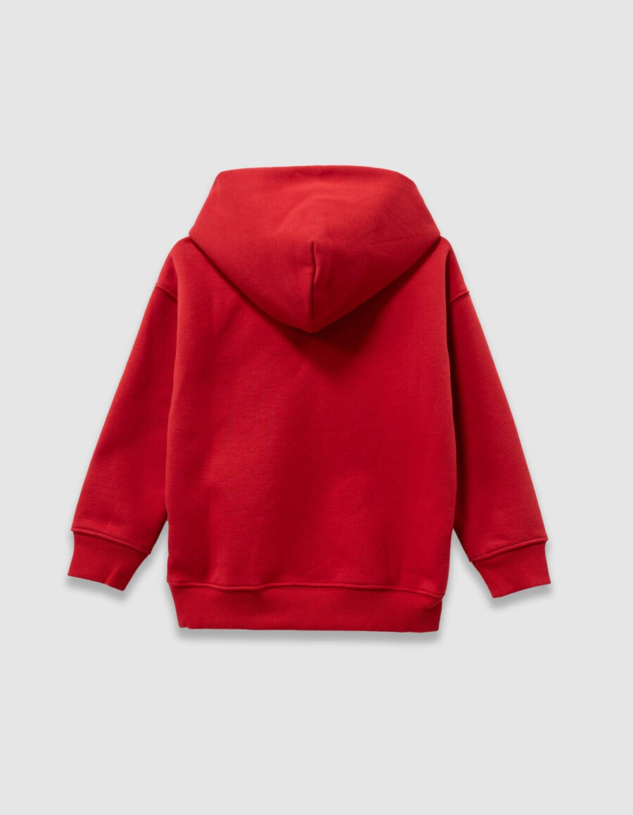 roter kapuzenpullover für jungen mit lentikularbild