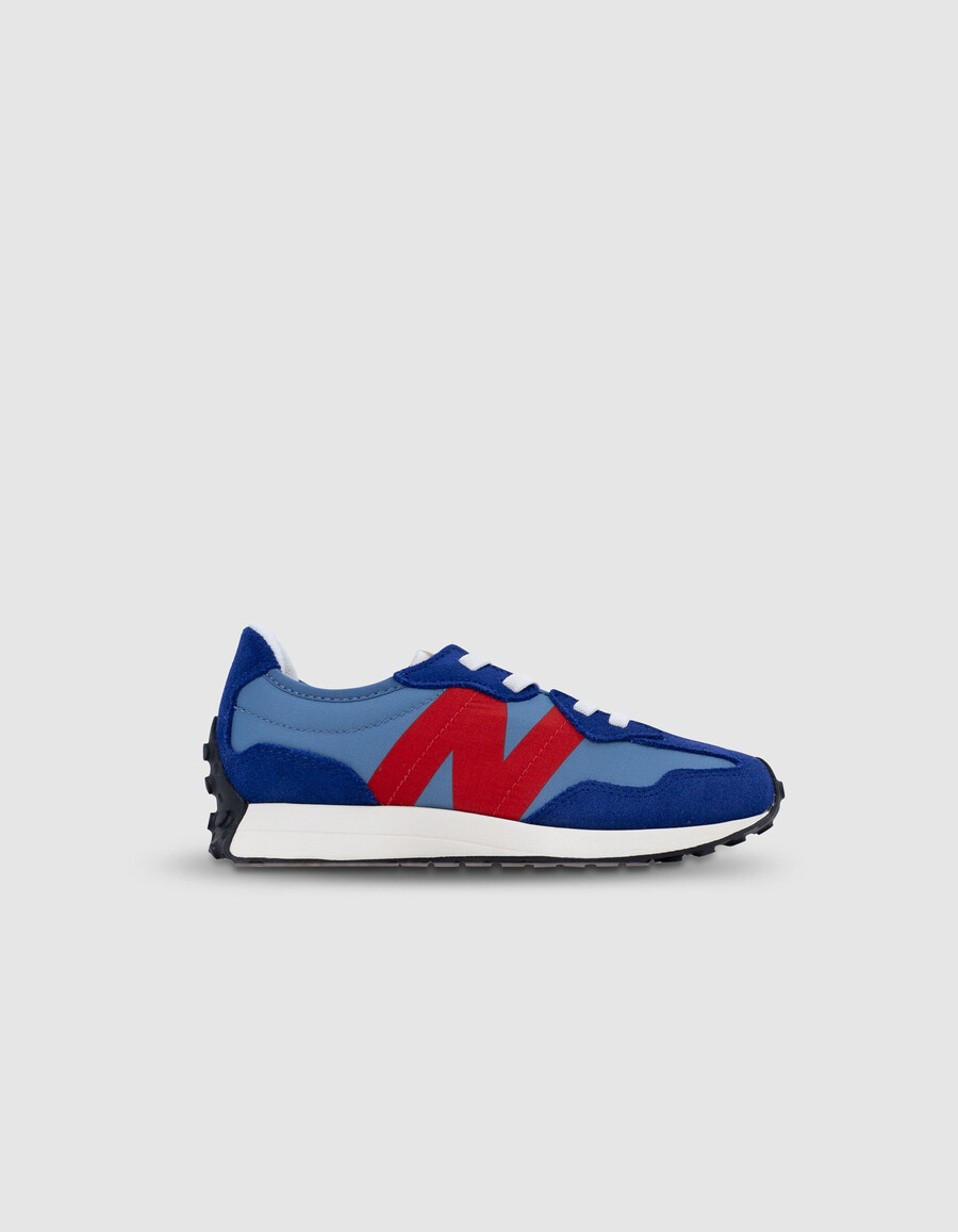 new balance 327 sneaker für jungen blau und rot