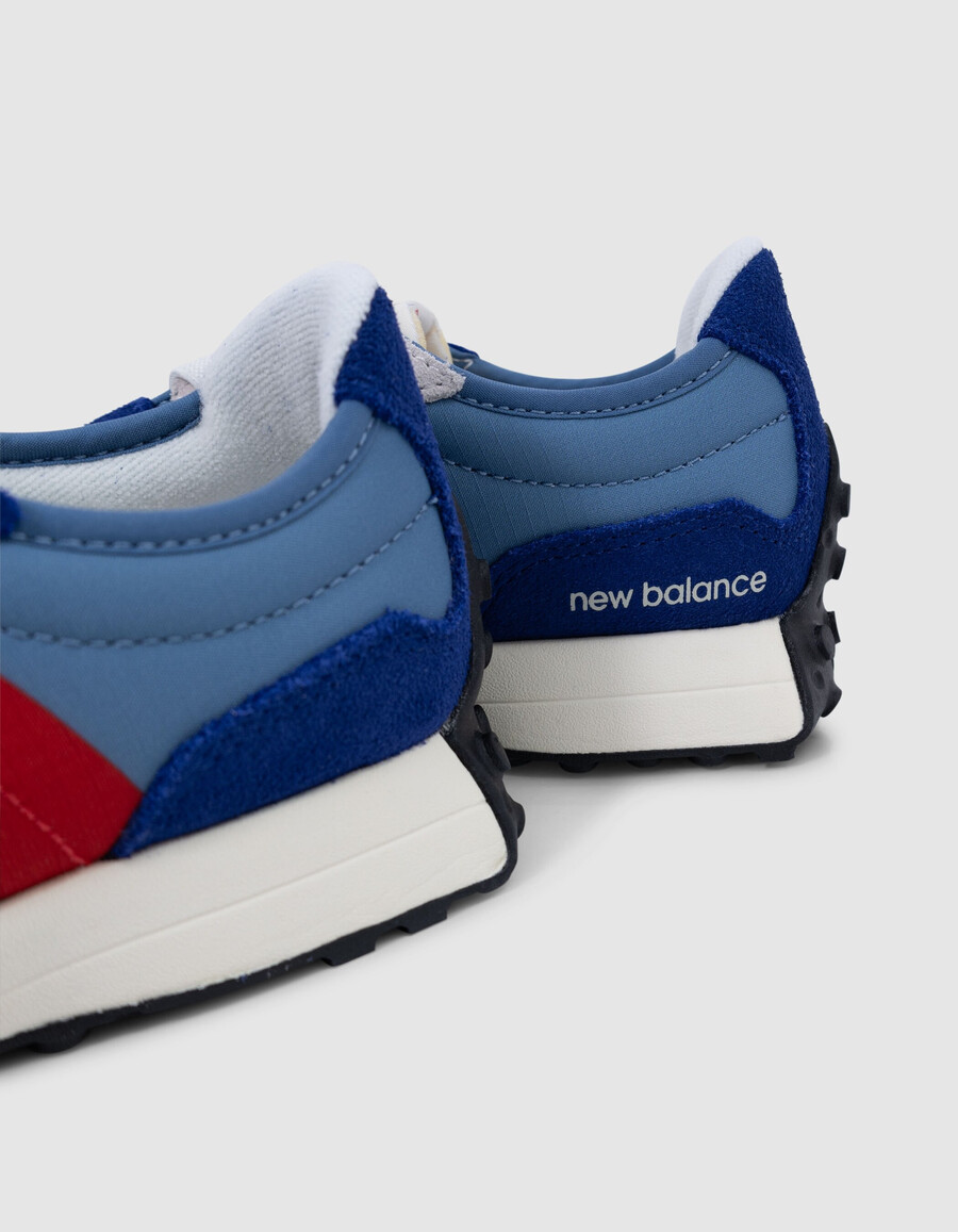 new balance 327 sneaker für jungen blau und rot