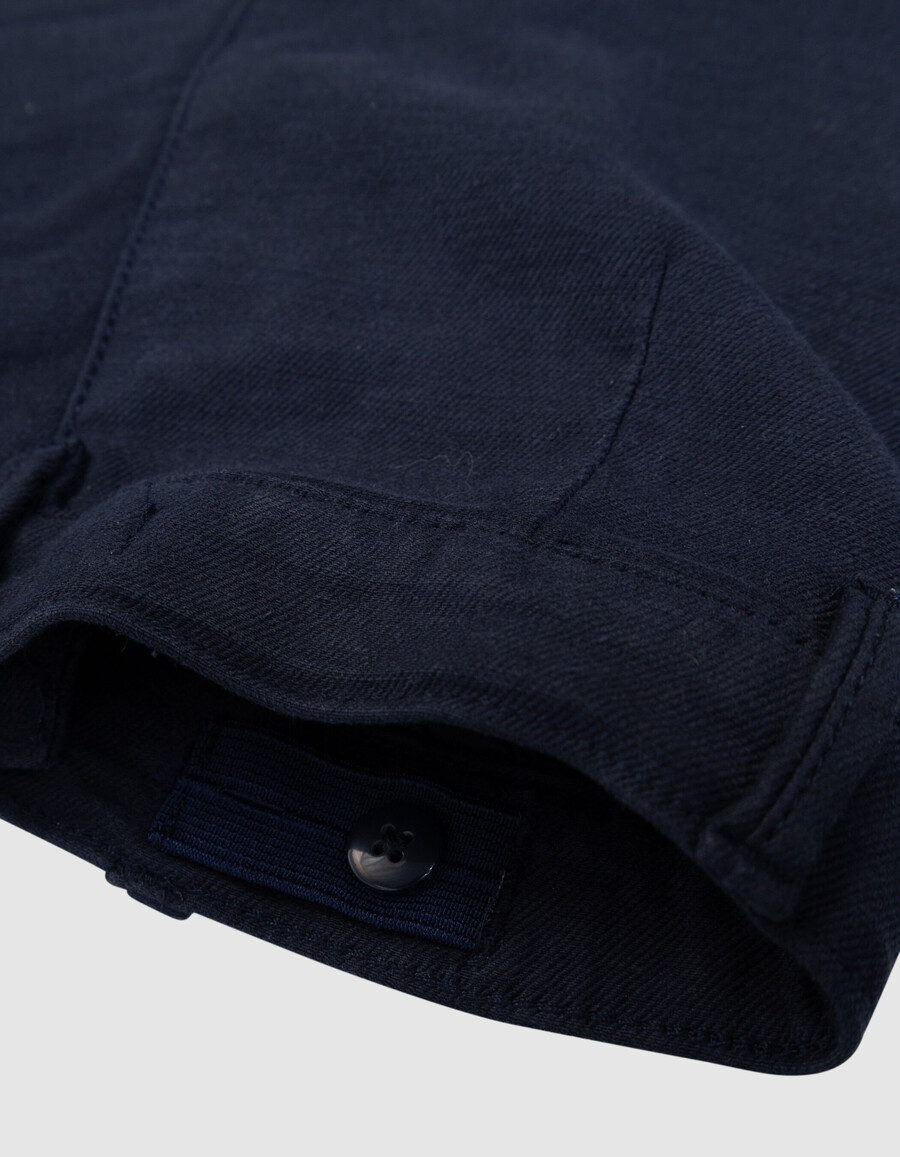 marineblaue cargohose für jungen gerader schnitt