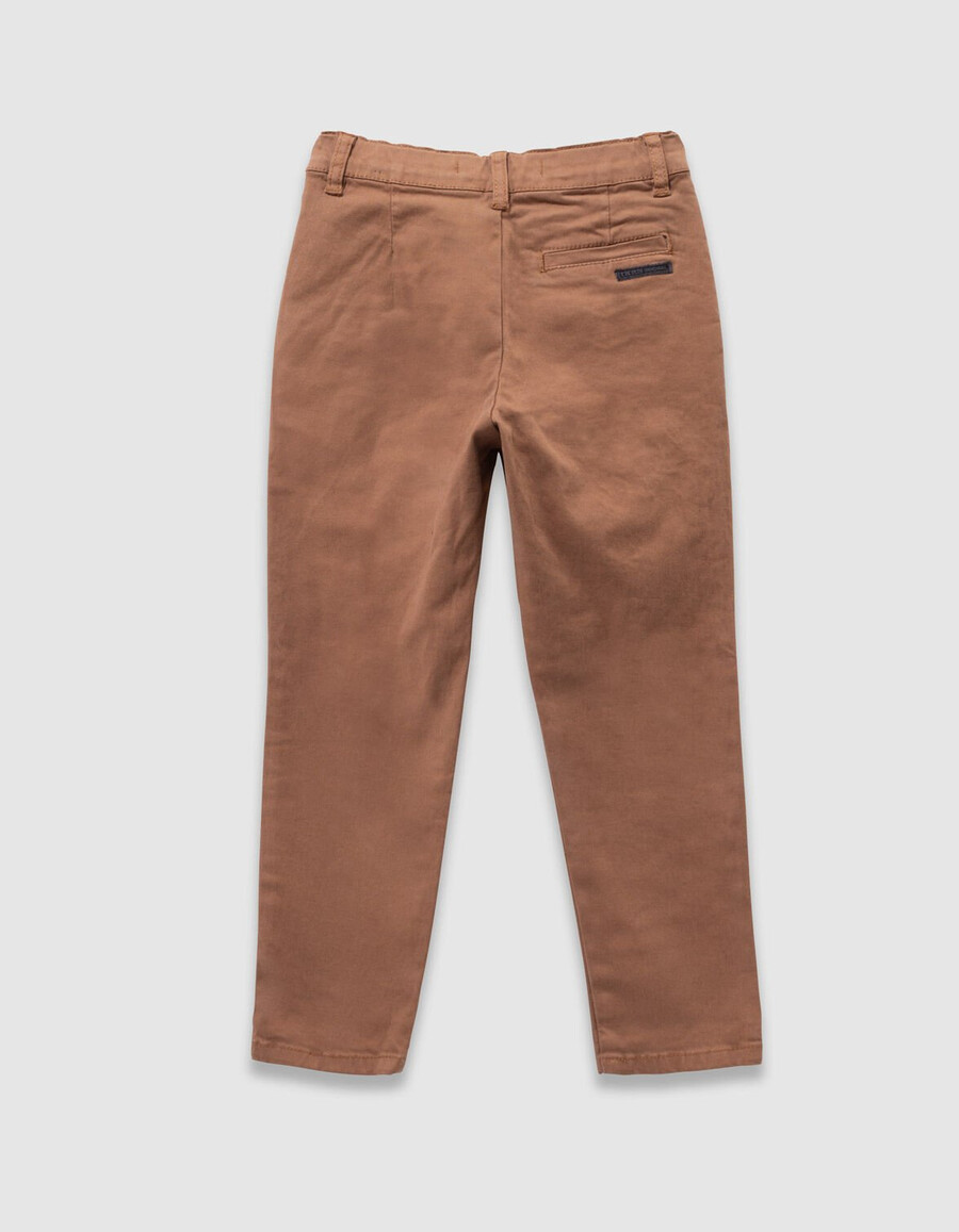 hellbraune locker sitzende chinos für jungen