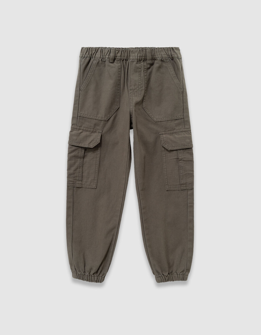 khakifarbene jogginghose für jungen