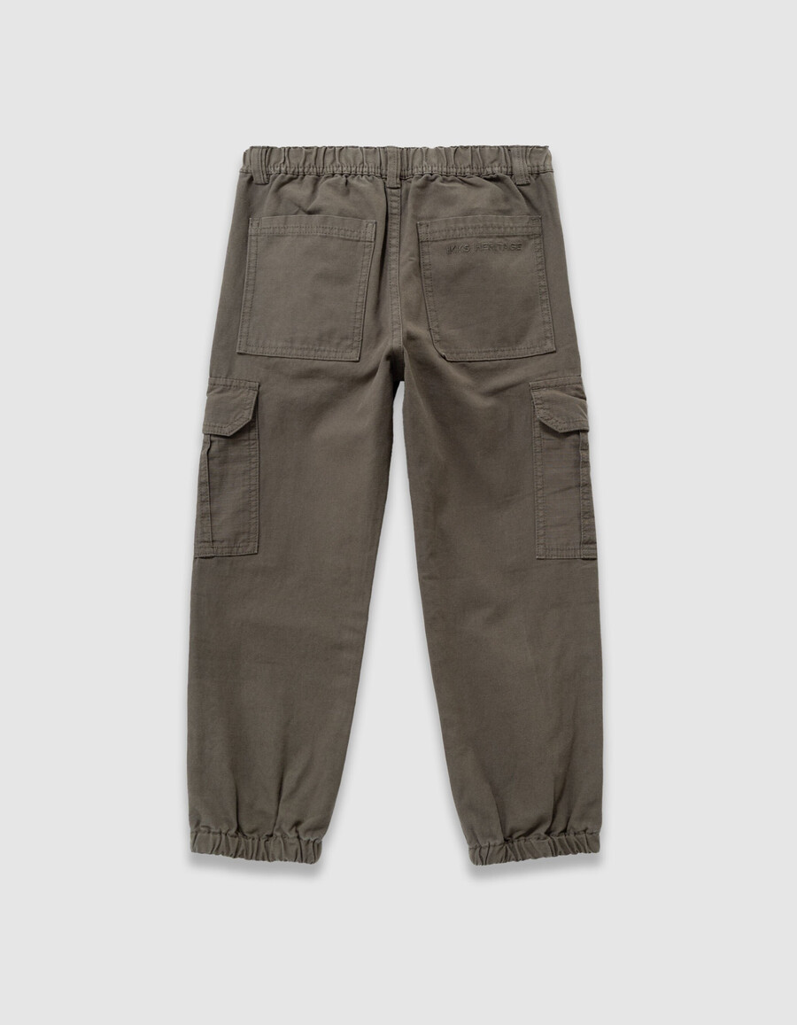 khakifarbene jogginghose für jungen