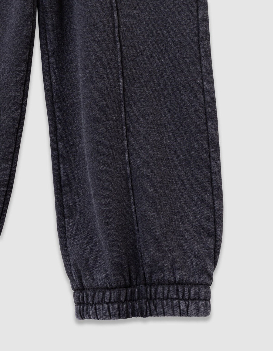 schwarze cargo-jogginghose für jungen