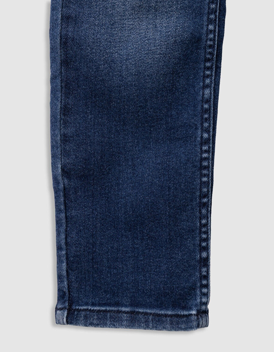 marineblaue gerade geschnittene jeans für jungen