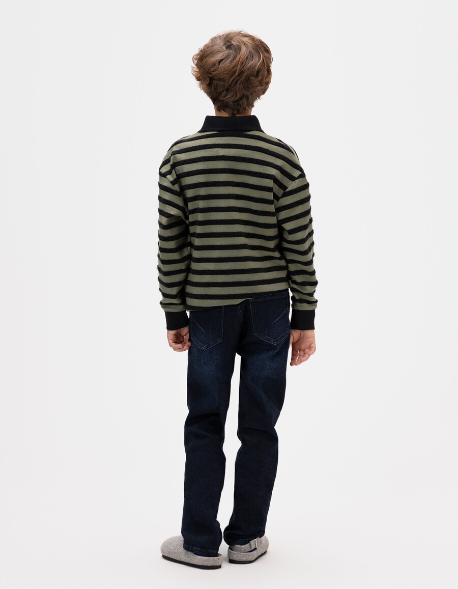 raw blue straight jeans für jungen