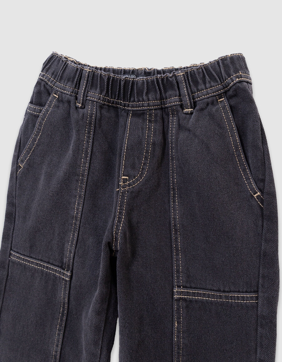 schwarze lockere jogging-jeans für jungen