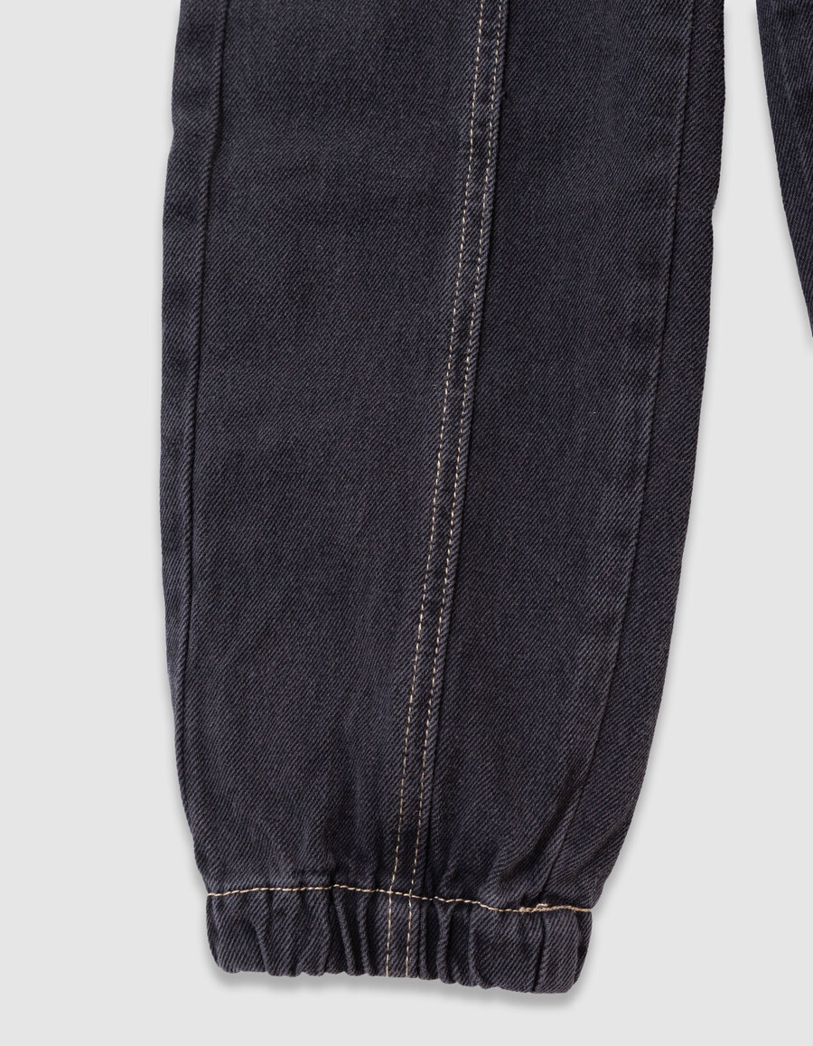 schwarze lockere jogging-jeans für jungen