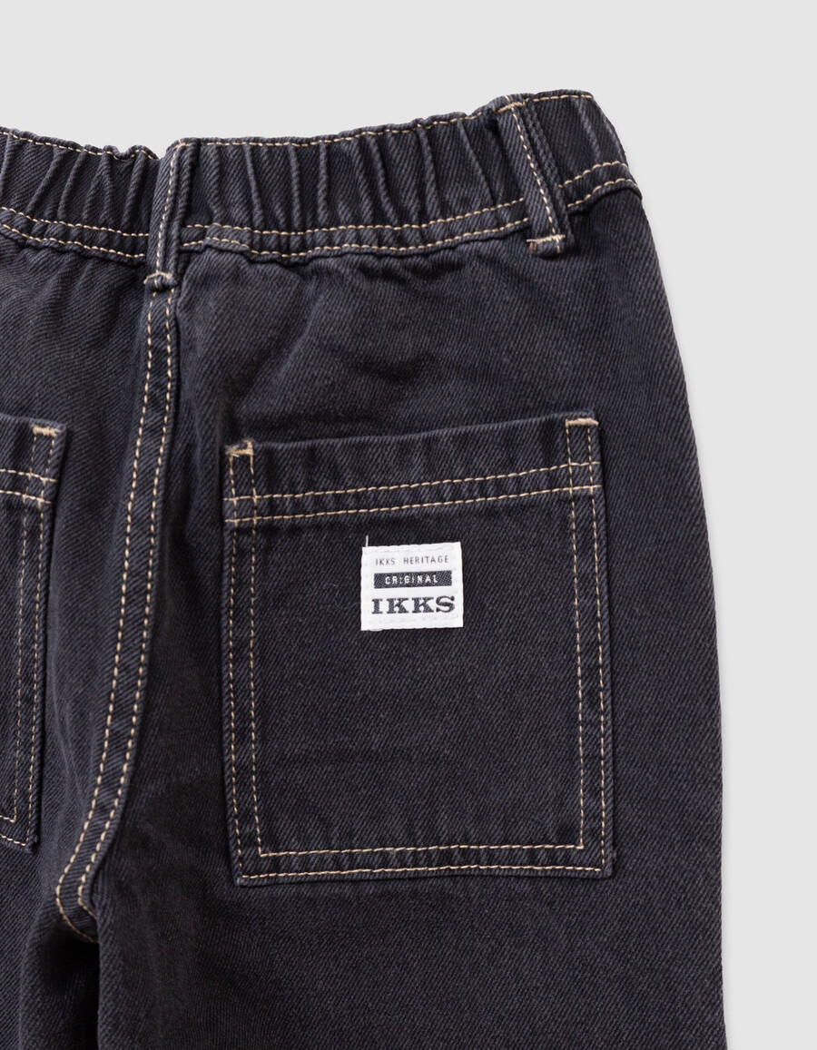 schwarze lockere jogging-jeans für jungen