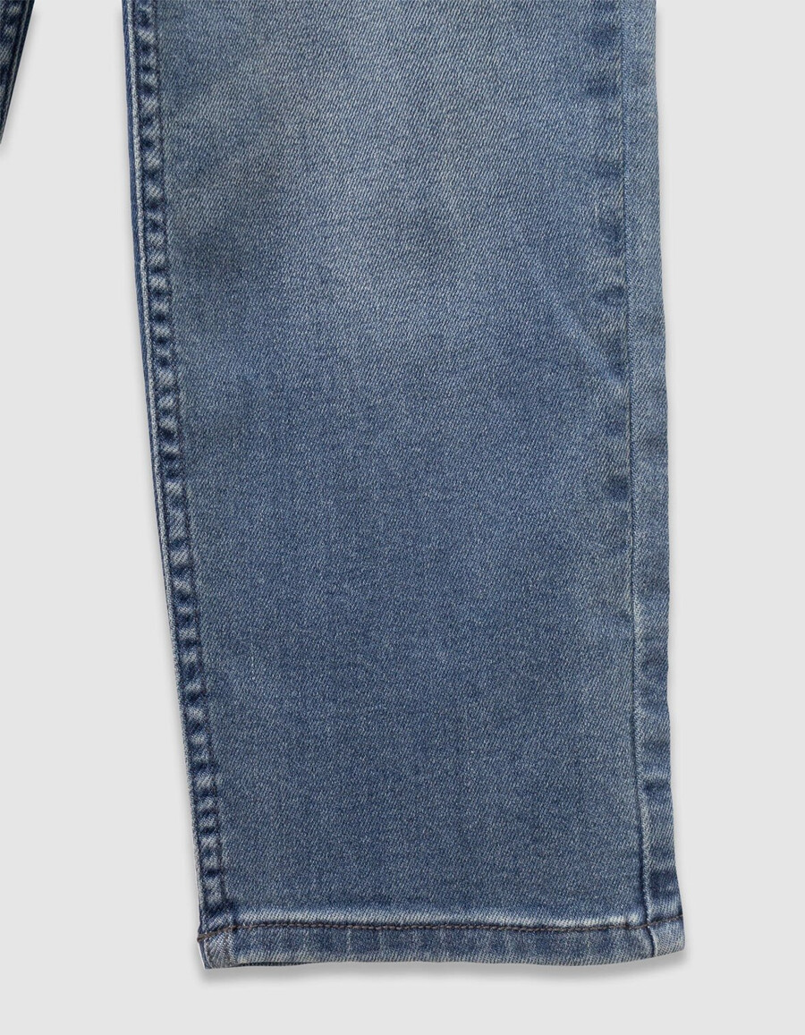 baggy jeans in hellblauem used-look für jungen