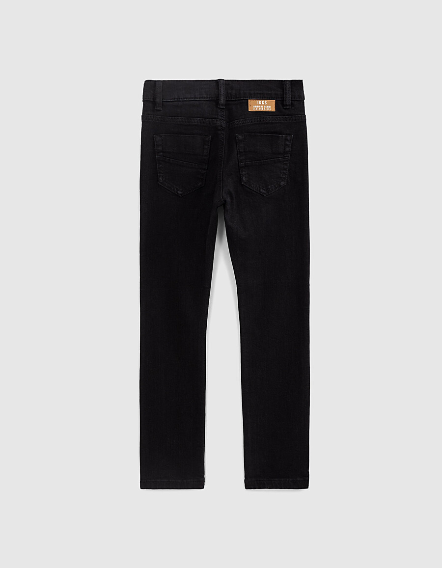 schwarze slim-fit-hose für jungen