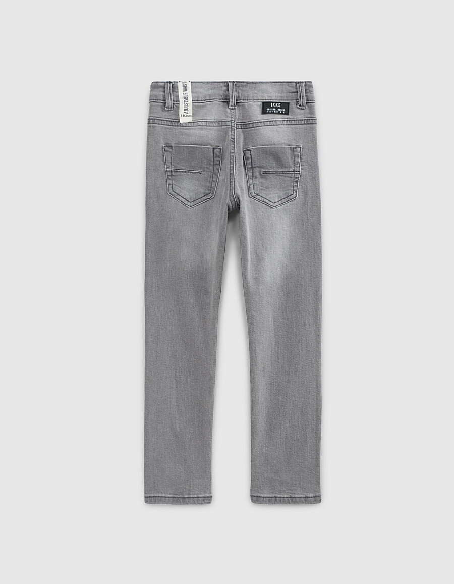 graue slim-fit-hose für jungen