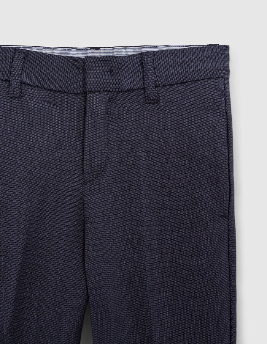 marineblaue strickhose für jungen
