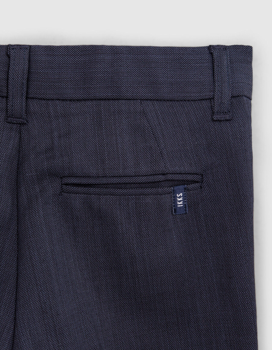 marineblaue strickhose für jungen