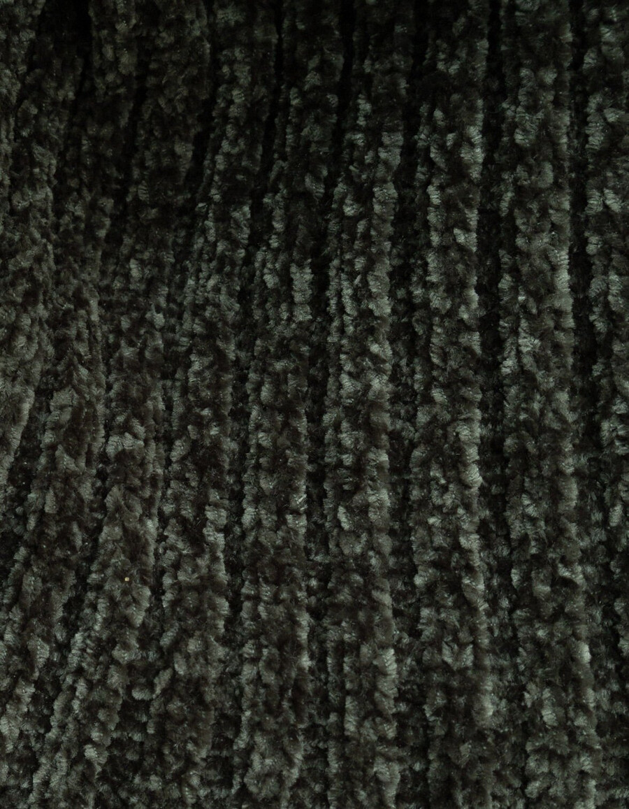 mädchen-kapuzenpullover aus khakifarbenem chenille-strick
