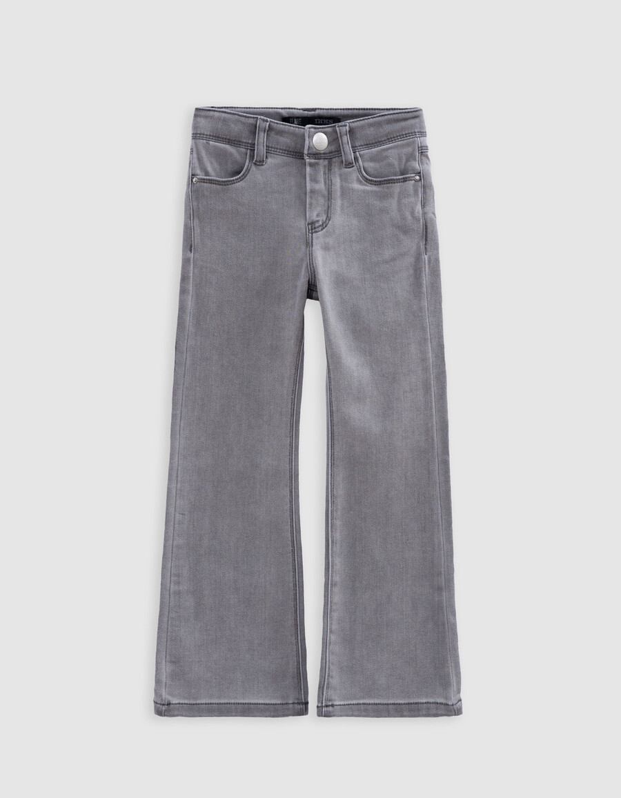 graue schlagjeans für mädchen