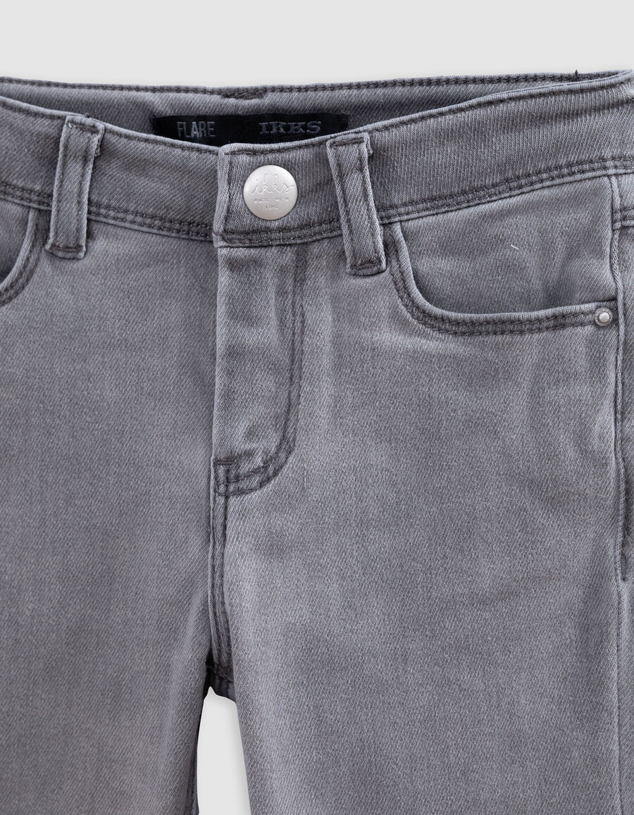 graue schlagjeans für mädchen