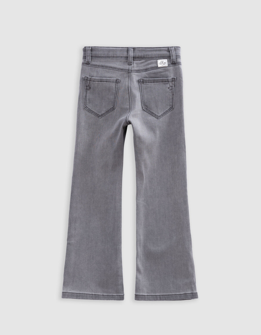 graue schlagjeans für mädchen