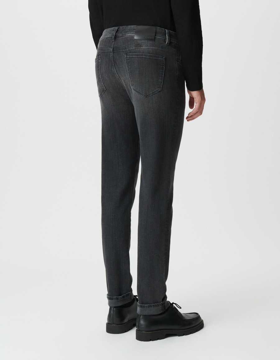graue bruce slim jeans für herren