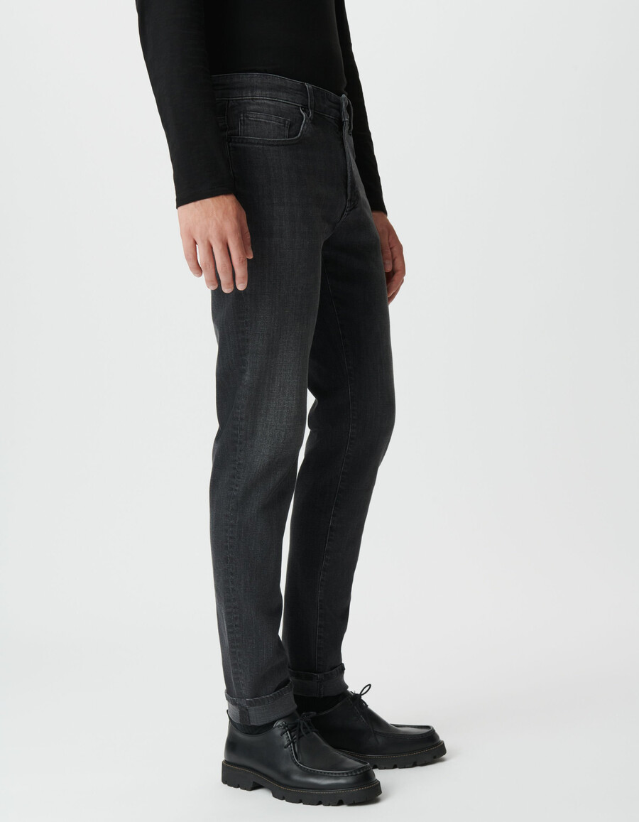 graue bruce slim jeans für herren