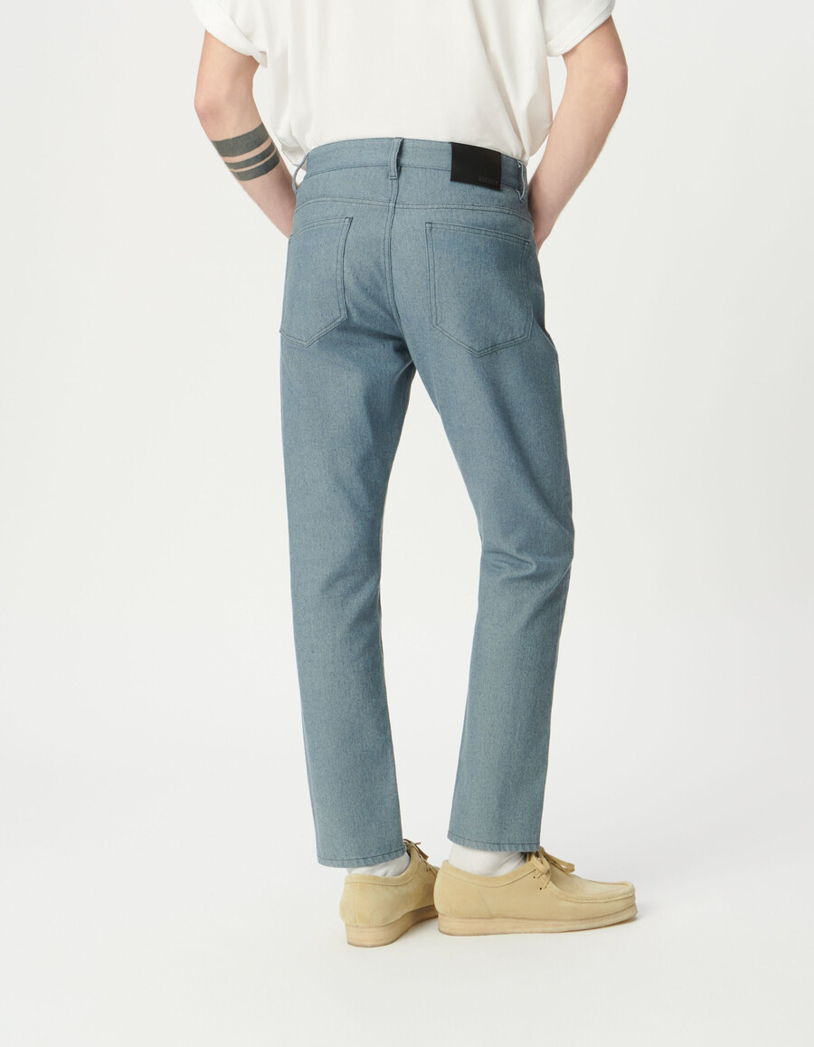 herren-jeans „ben in blaumeliert schmal zulaufend
