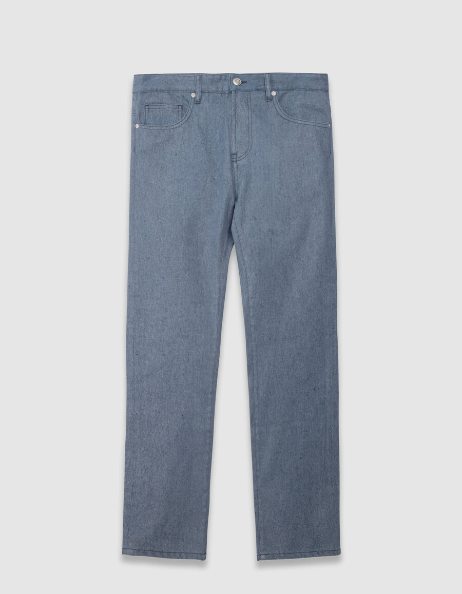 herren-jeans „ben in blaumeliert schmal zulaufend