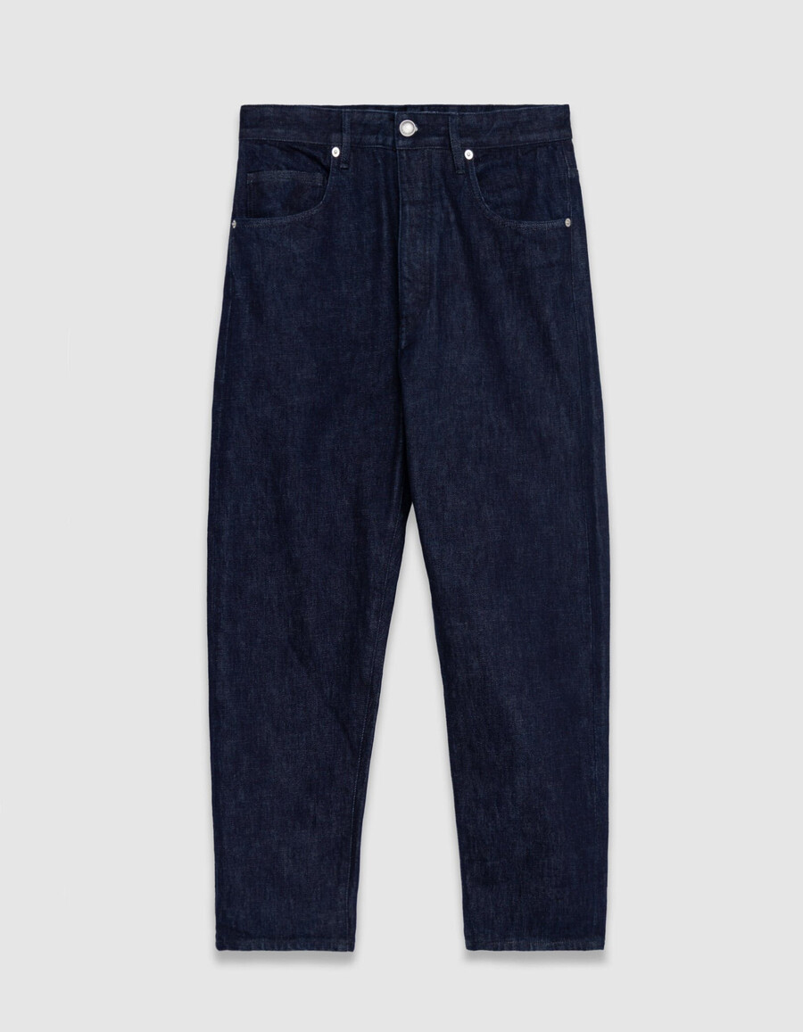 blue gaucho cropped jeans herren