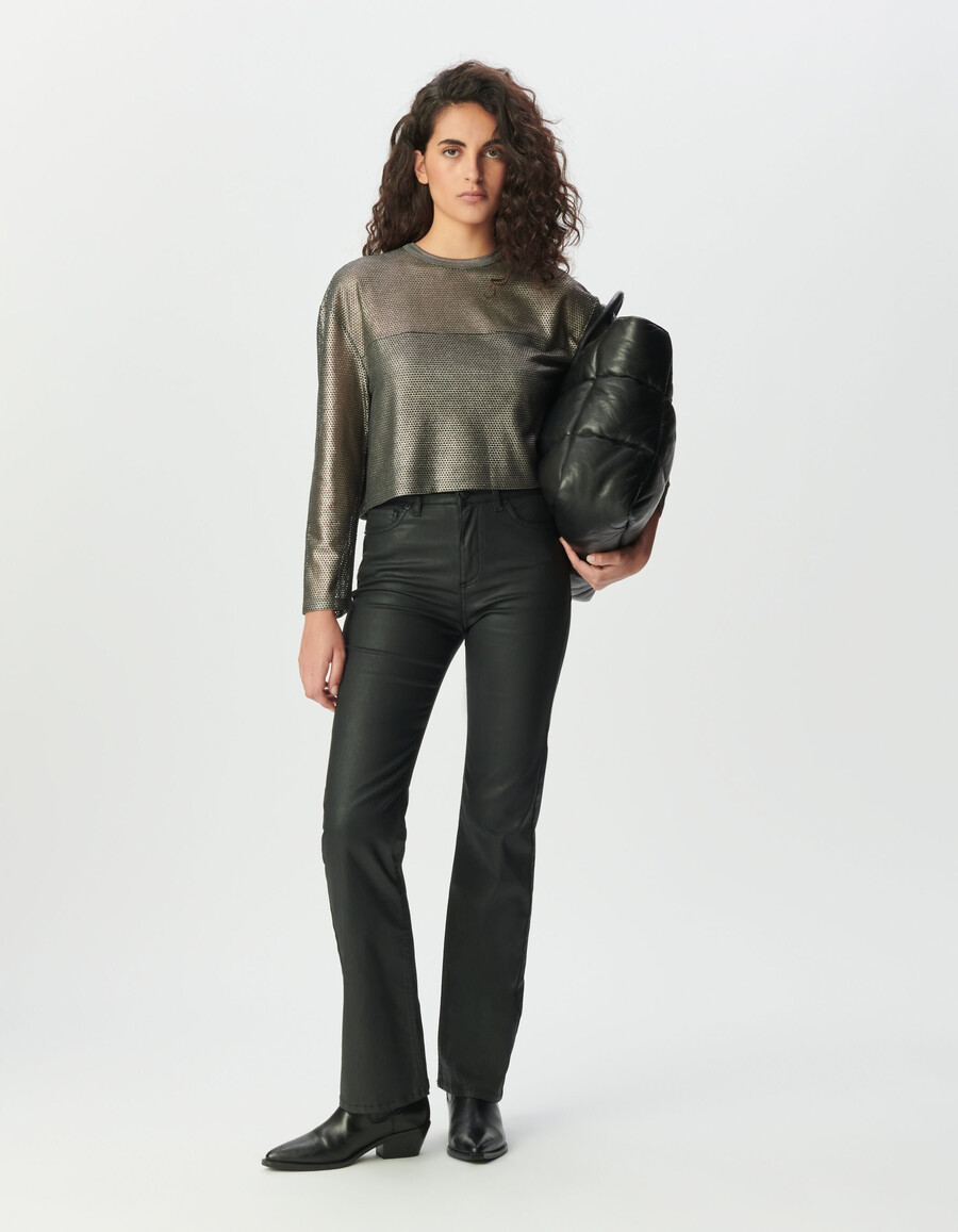 sweat in anthrazit mesh frau