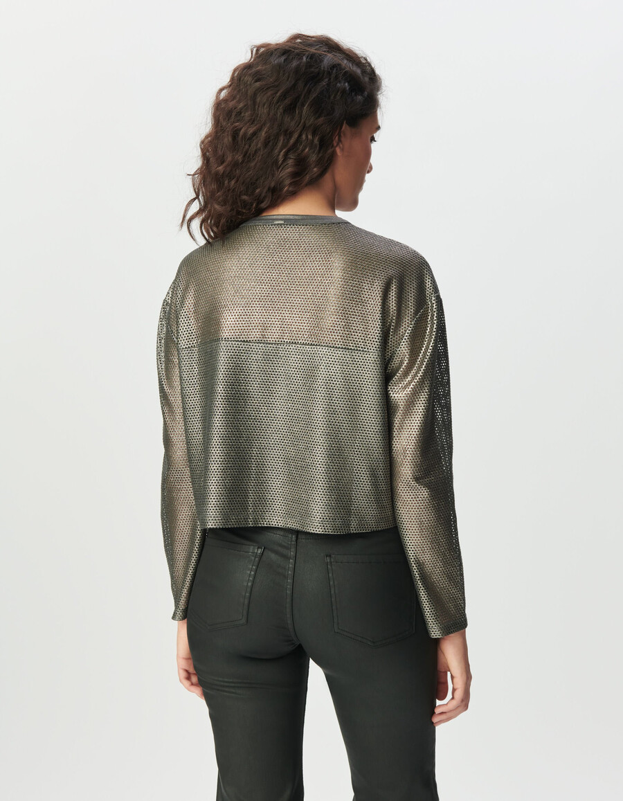 sweat in anthrazit mesh frau