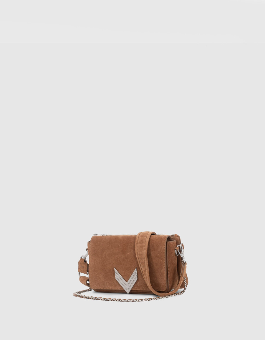 die tasche the 111 staten island camel leather velour women