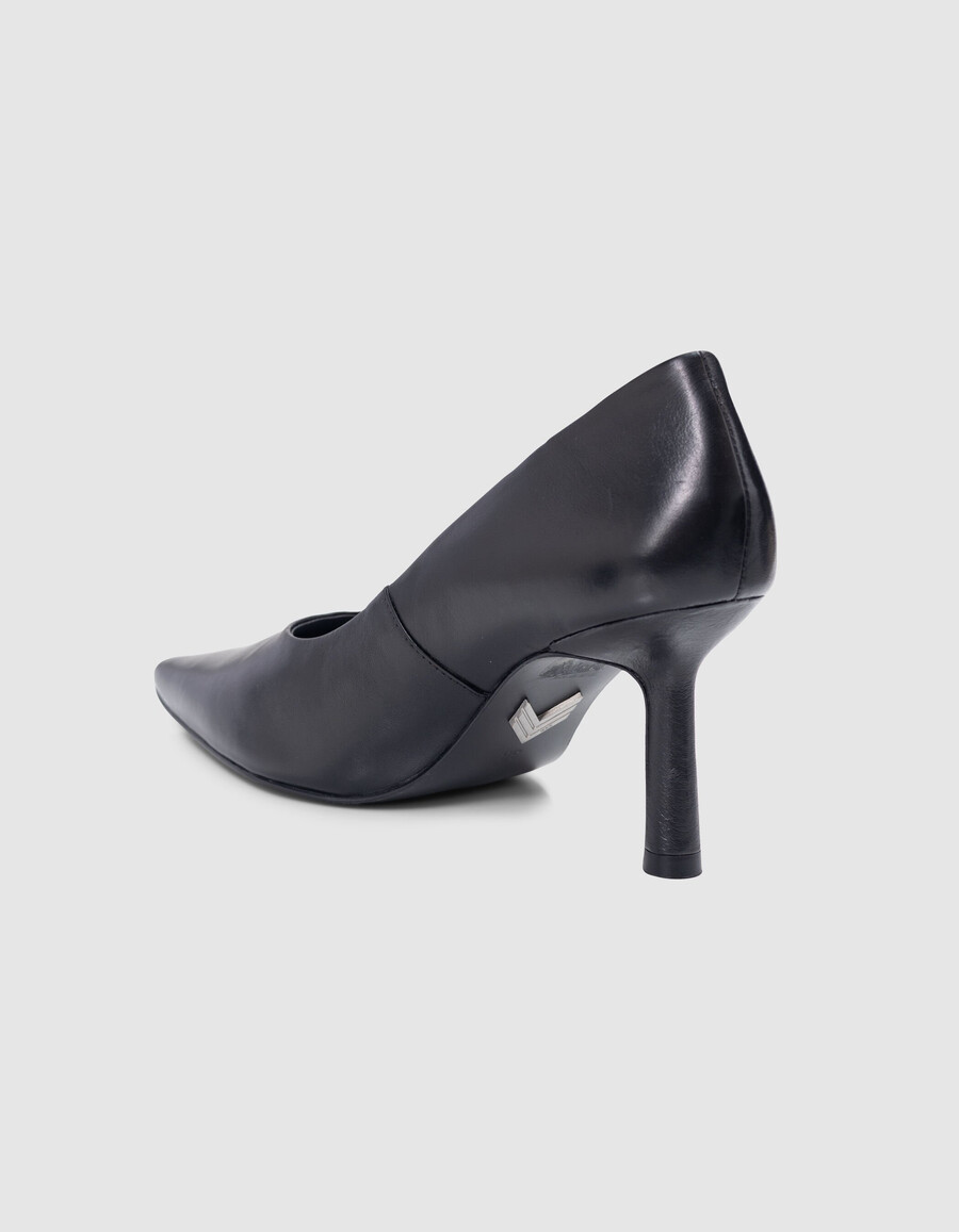 schwarze lackleder-pumps für damen