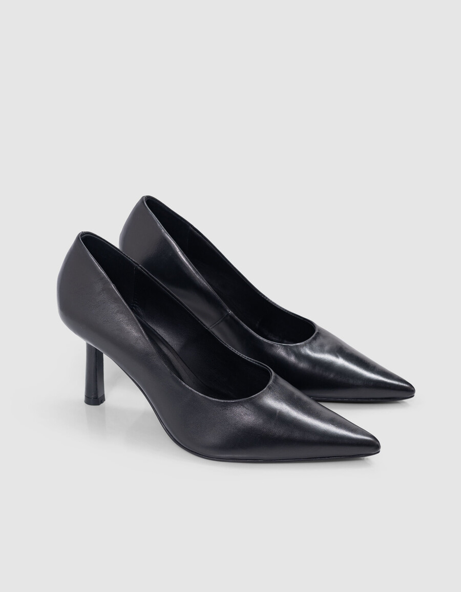 schwarze lackleder-pumps für damen