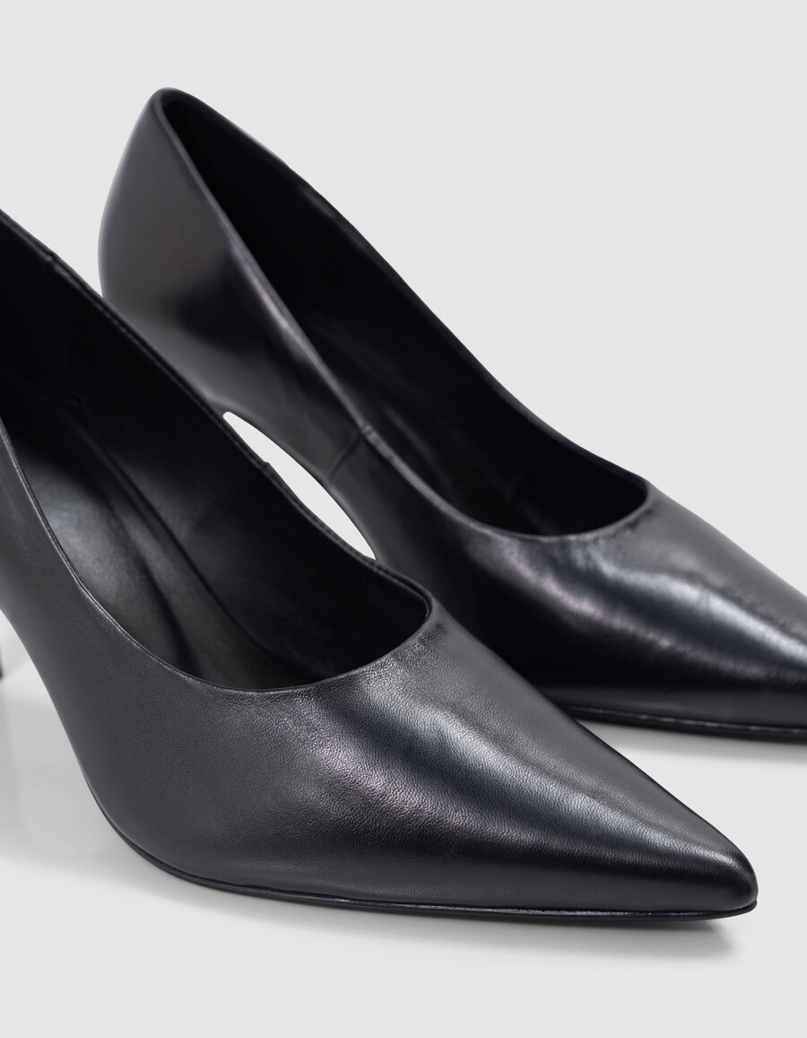 schwarze lackleder-pumps für damen