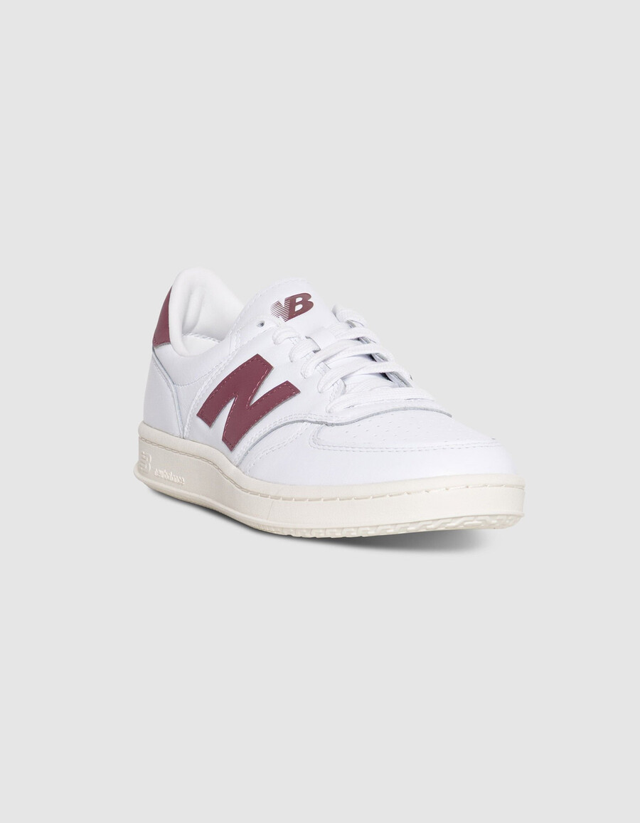 weiße new balance t500 herren-sneaker