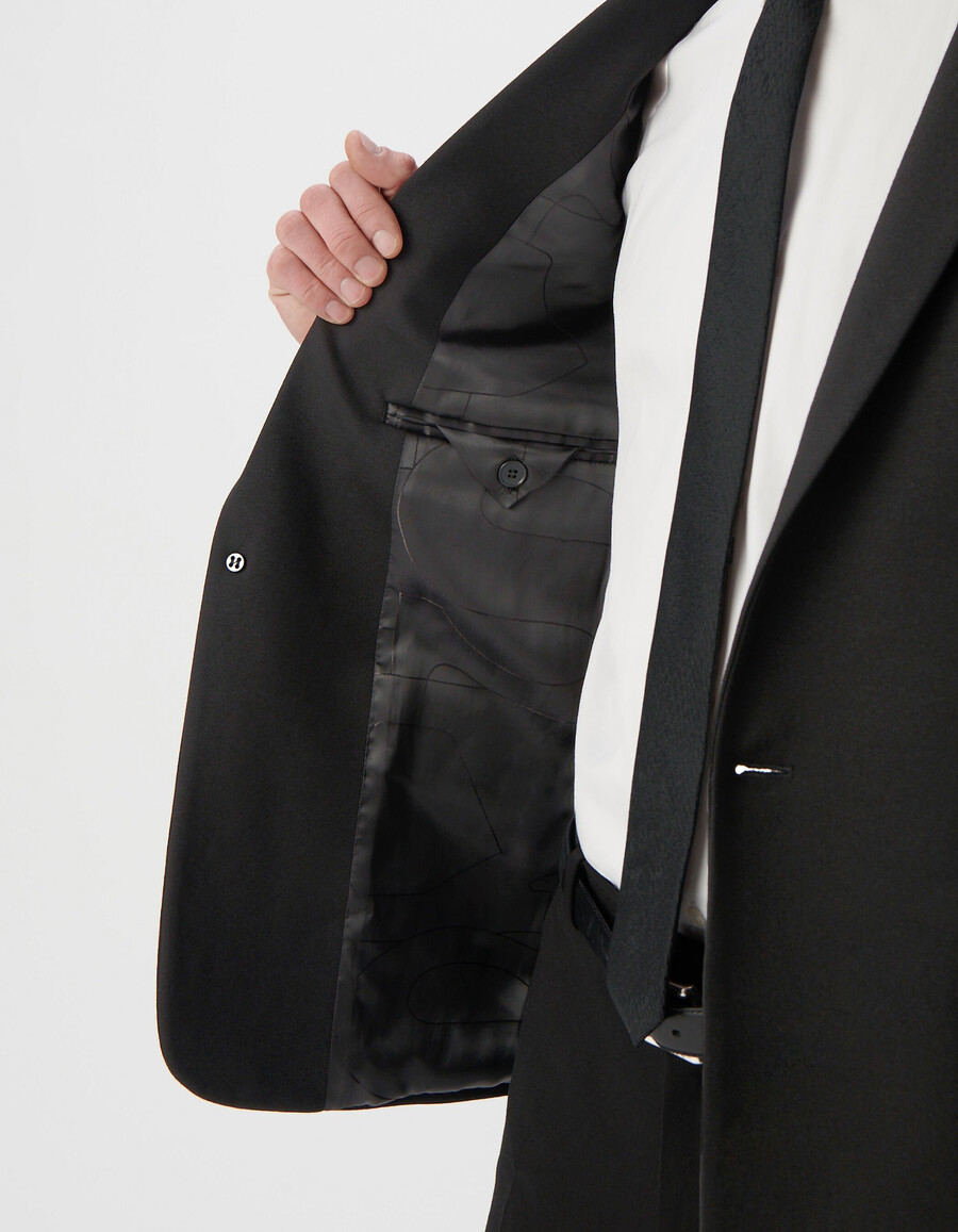 schwarzes milano-strickjacken-slim-size-modell für herren