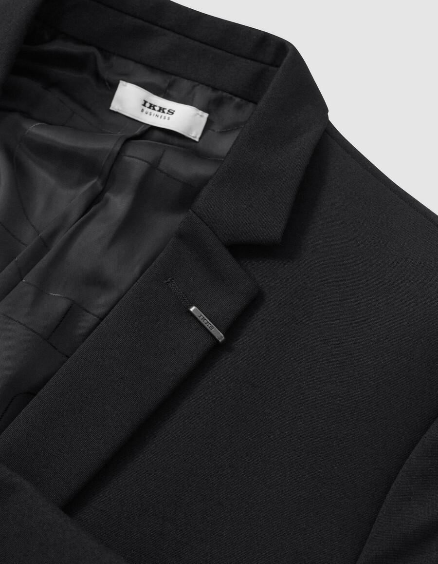 schwarzes milano-strickjacken-slim-size-modell für herren