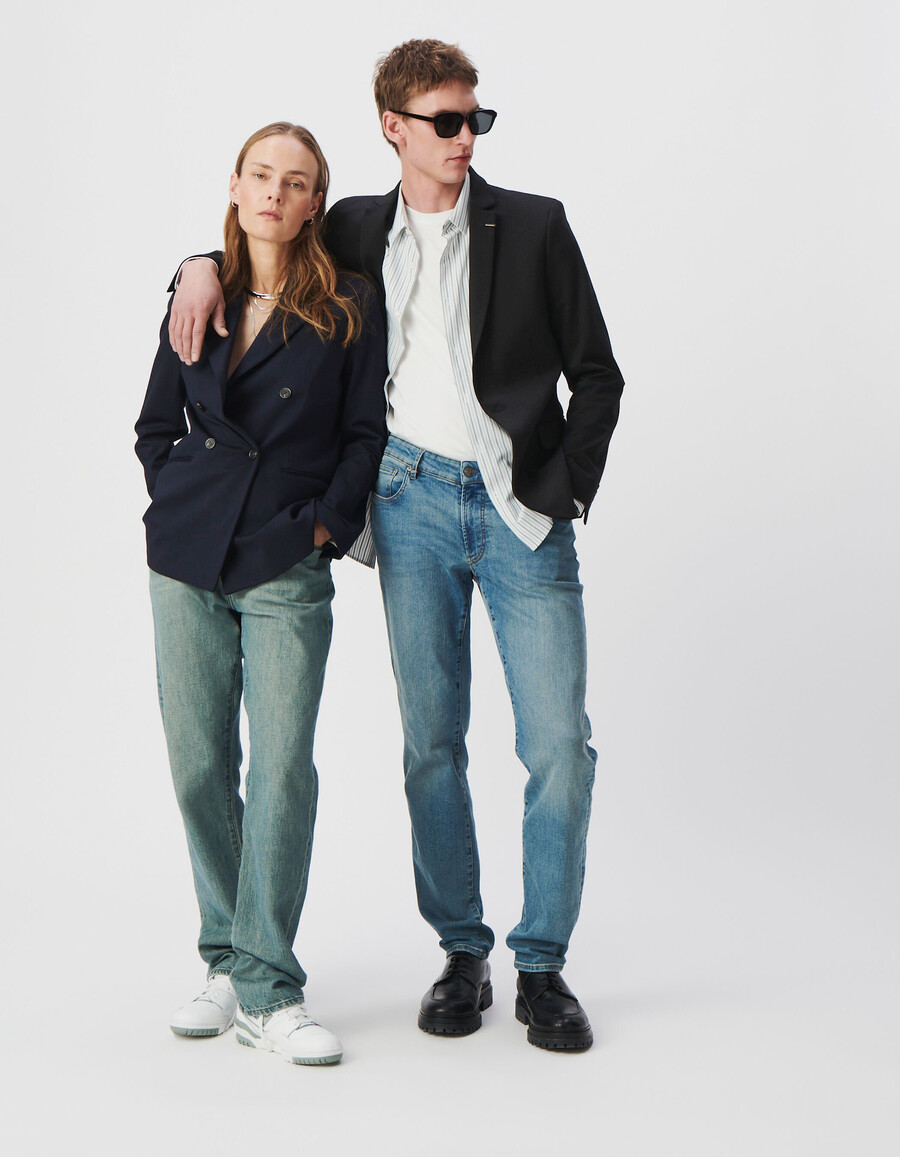 schwarzes milano-strickjacken-slim-size-modell für herren