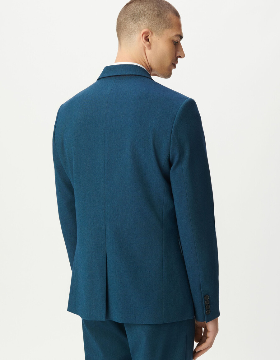 herren-anzugjacke blau schlicht