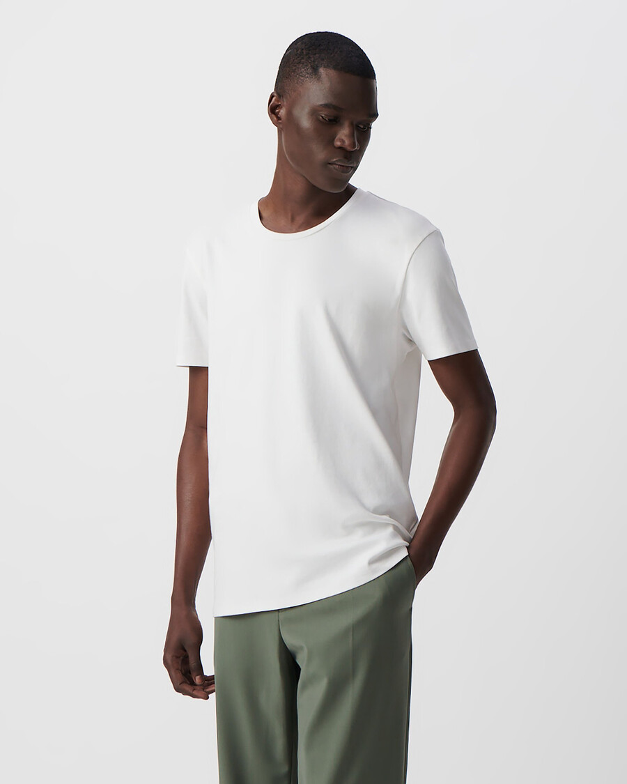 weißes herren-t-shirt von absolute dry