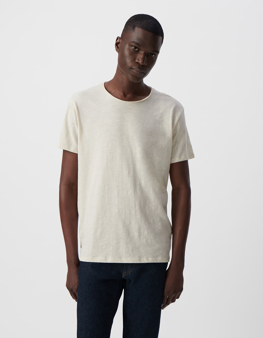 herren gesso bio-baumwolle essential rundhals-t-shirt