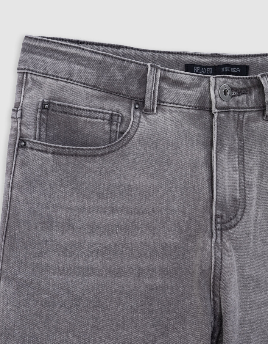 battle jeans grey waterless knitlook boy