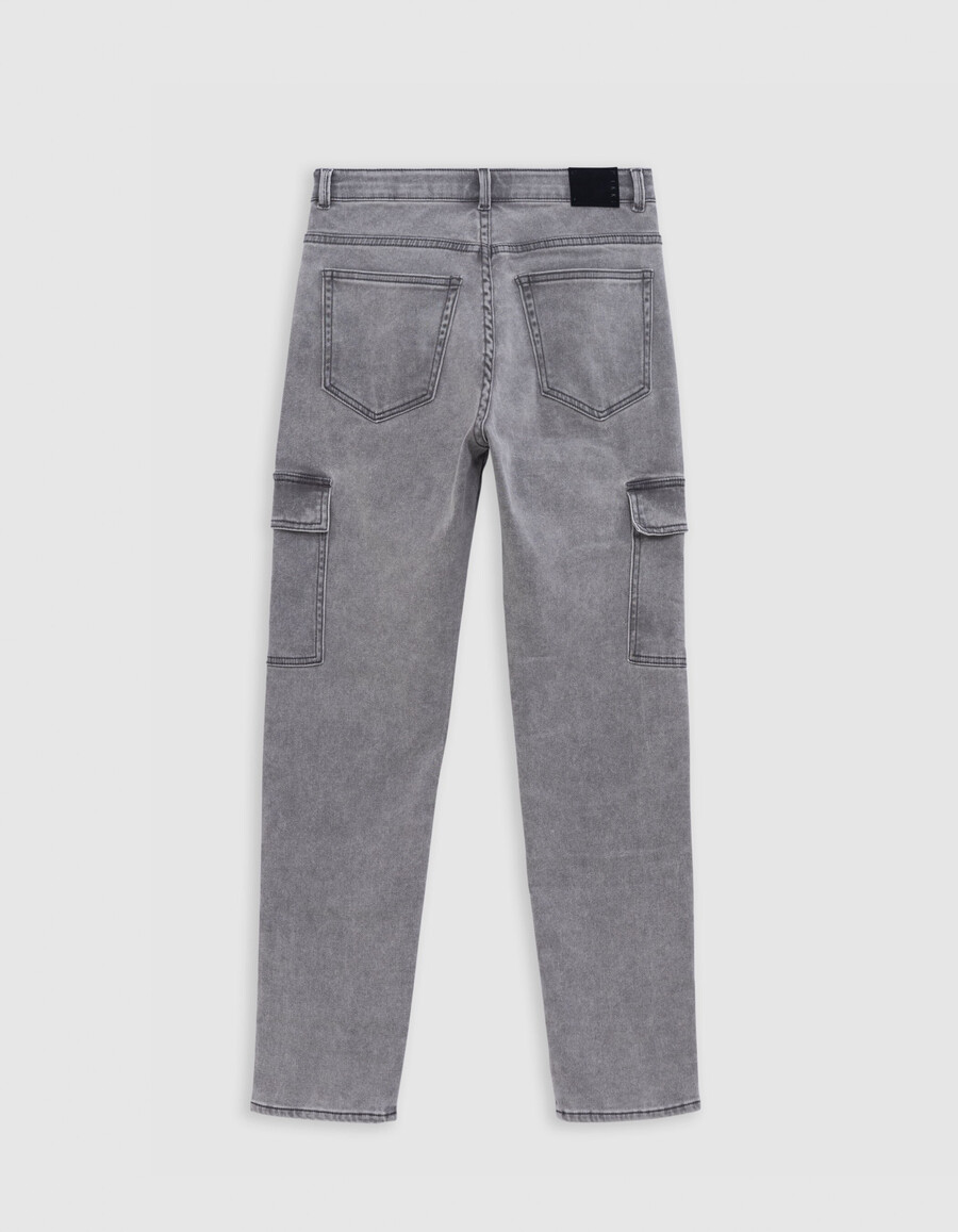 battle jeans grey waterless knitlook boy