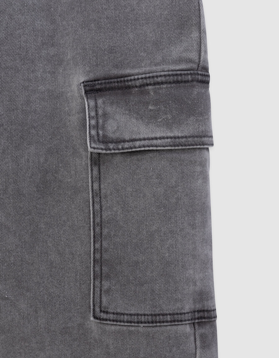 battle jeans grey waterless knitlook boy